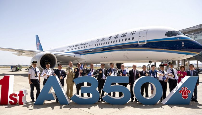 中国南方航空 関西 大阪 広州線にa350 900型機を19年10月27日より投入へ Sky Budget スカイバジェット