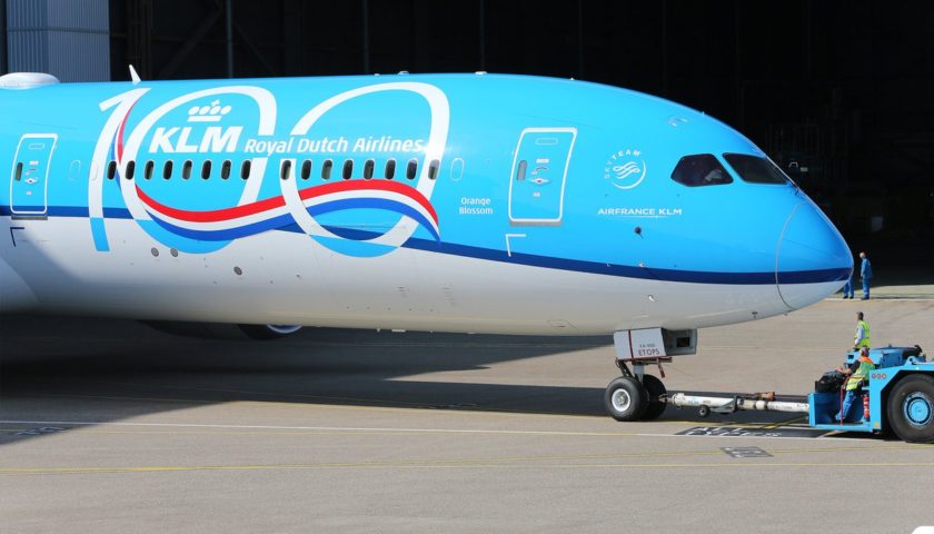 Klmオランダ航空 創立100周年を記念した特別塗装機を公開 創立記念で日本発航空券が10 Off Sky Budget スカイバジェット
