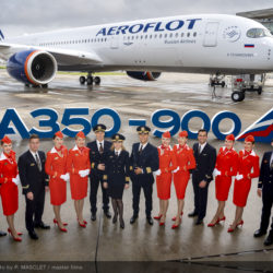 アエロフロートロシア航空向けに製造されたA350型機は既に新規顧客を獲得か