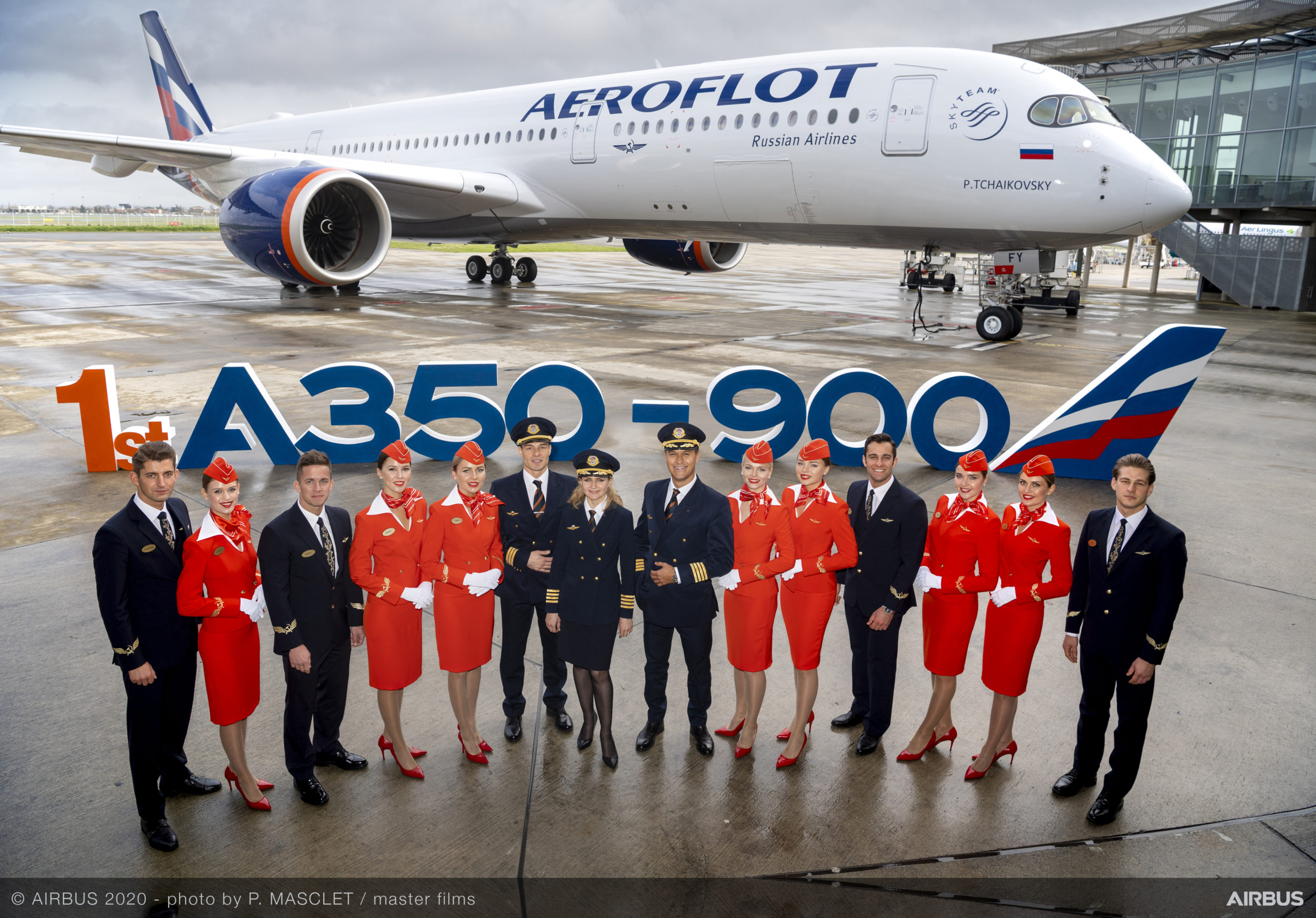 アエロフロートロシア航空向けに製造されたA350型機は既に新規顧客を